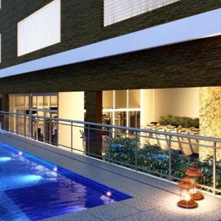 Apto Top Com Vista Pro Mar Em Condominio Completo Em Frente A Praia! Santos  Exterior foto