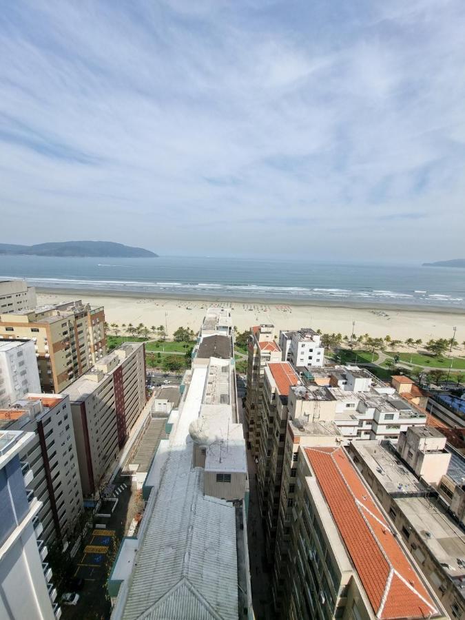 Apto Top Com Vista Pro Mar Em Condominio Completo Em Frente A Praia! Santos  Exterior foto