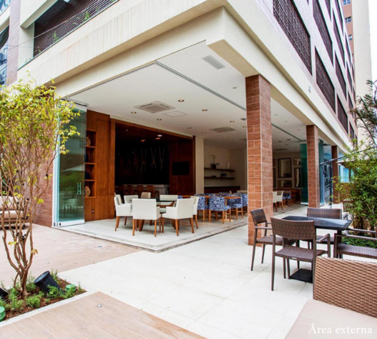 Apto Top Com Vista Pro Mar Em Condominio Completo Em Frente A Praia! Santos  Exterior foto
